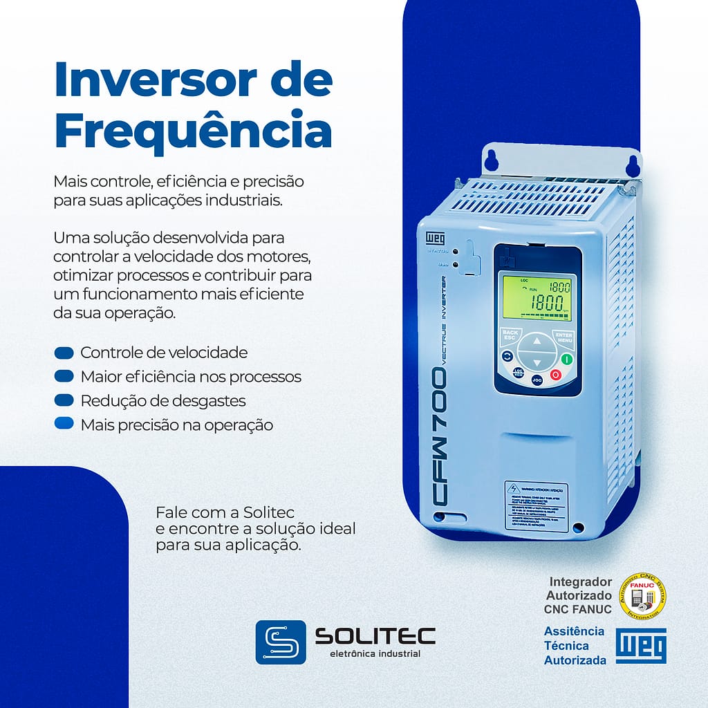 Manutenção e Reparo de Inversor de Frequência Solitec